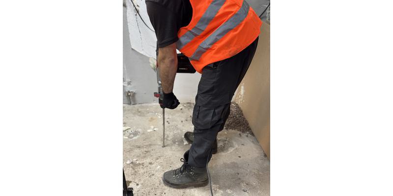 Подготовка участка и сверление — максимум чистоты и минимум вмешательства